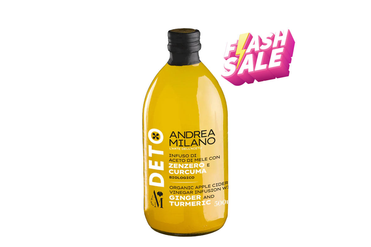 ANDREA MILANO 有機天然無過濾雙薑蘋果醋 500ml