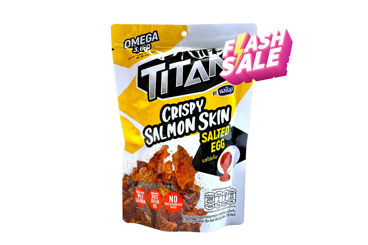 Titan 脆三文魚皮零食 - 鹹蛋味