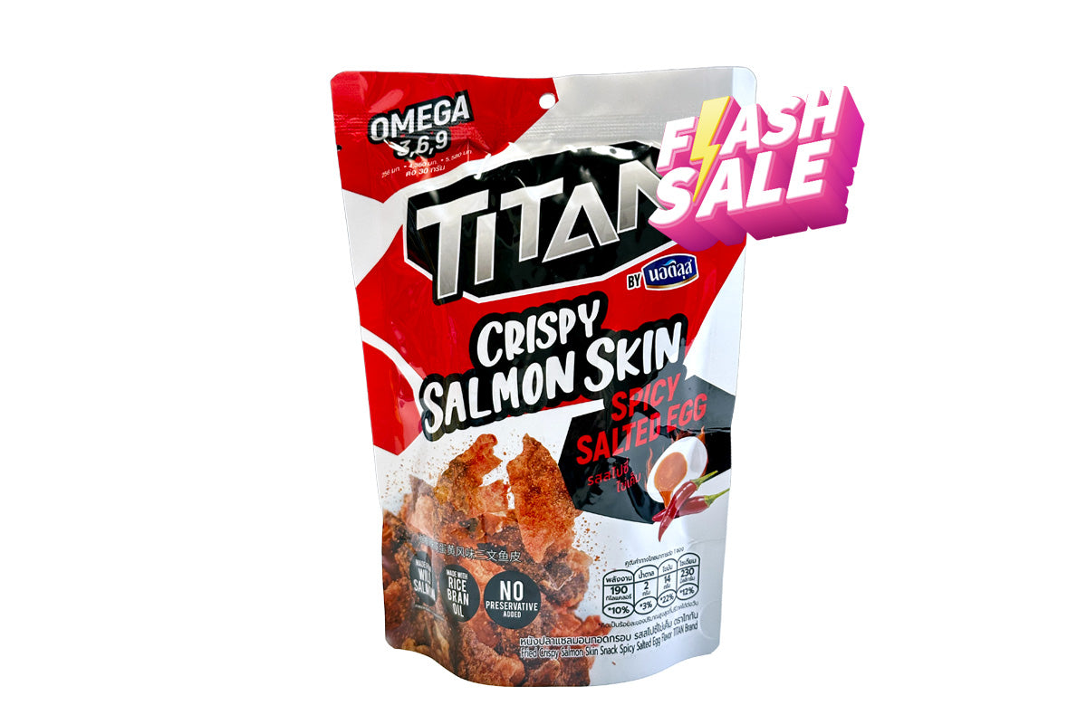 Titan 脆三文魚皮零食 - 燒烤味
