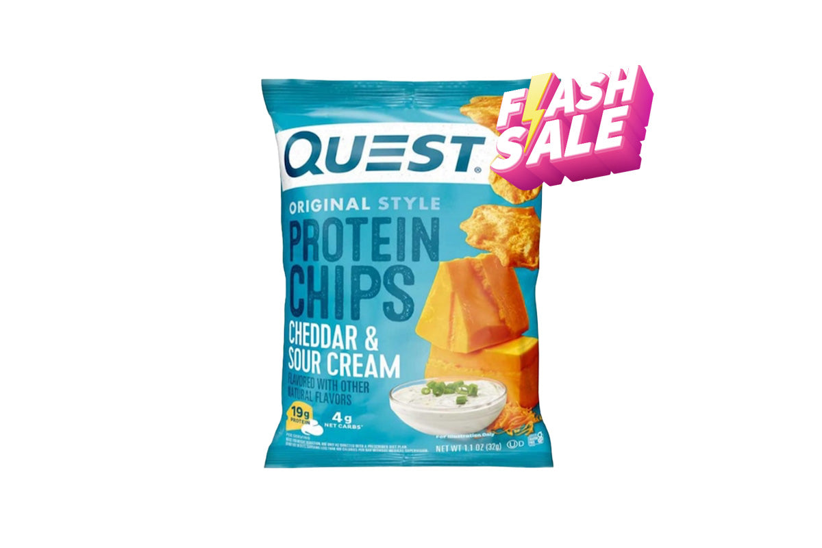 QUEST 玉米餅蛋白質脆片(芝士 & 酸奶油味)