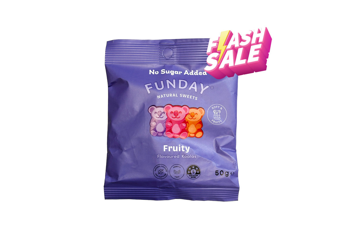 FUNDAY 無添加糖水果味樹熊糖 50g