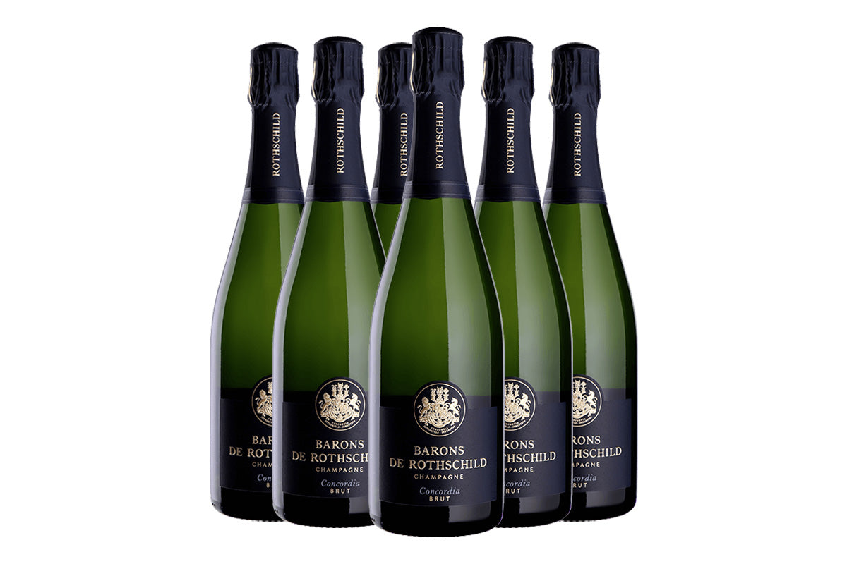 CHAMPAGNE BARONS DE ROTHSCHILD Concordia Brut - Bundle of 6