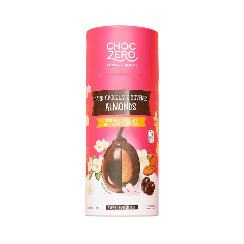 ChocZero - 70% 純素黑朱古力粒(杏仁) 100g