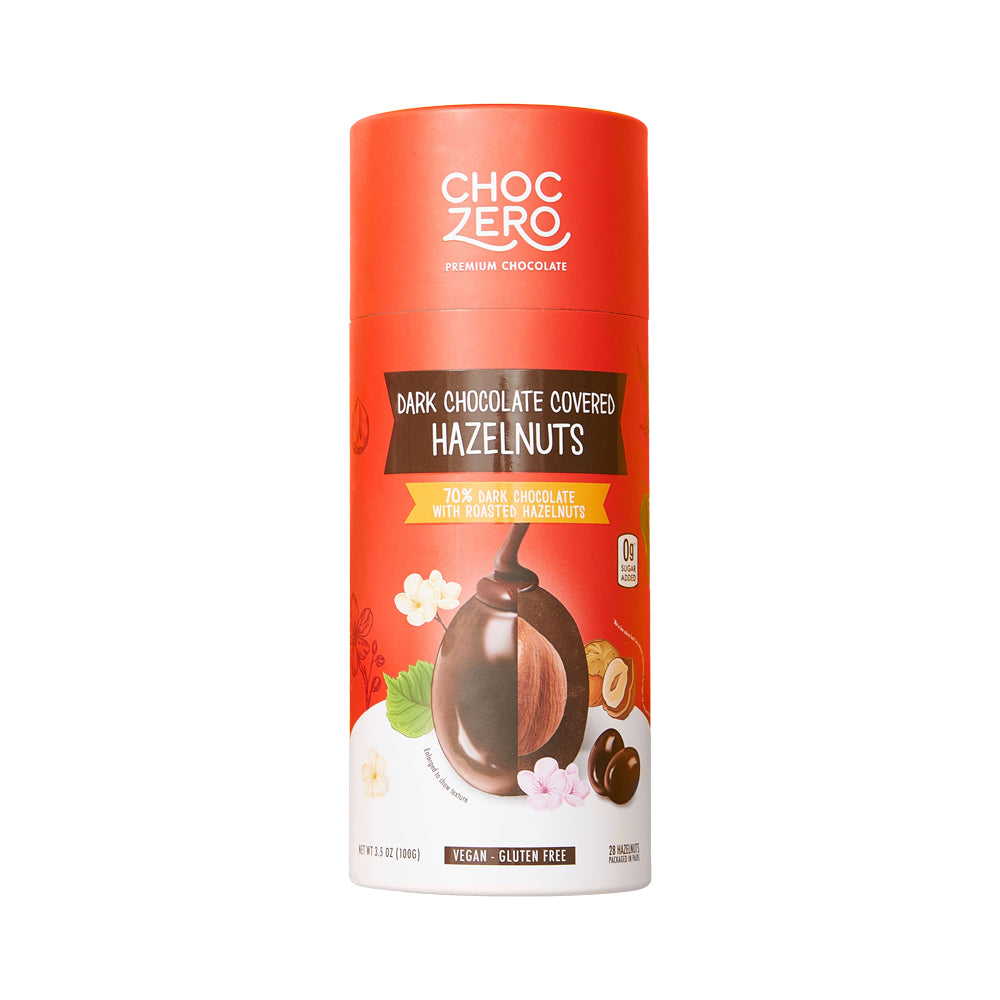 ChocZero - 70% 純素黑朱古力粒 (榛子) 100g