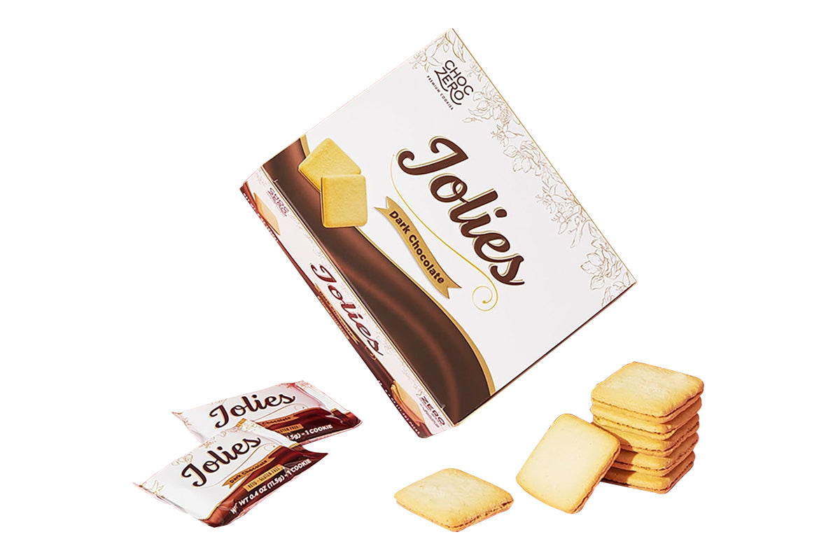 ChocZero Jolies 脆脆黑朱古力夾心曲奇 230g