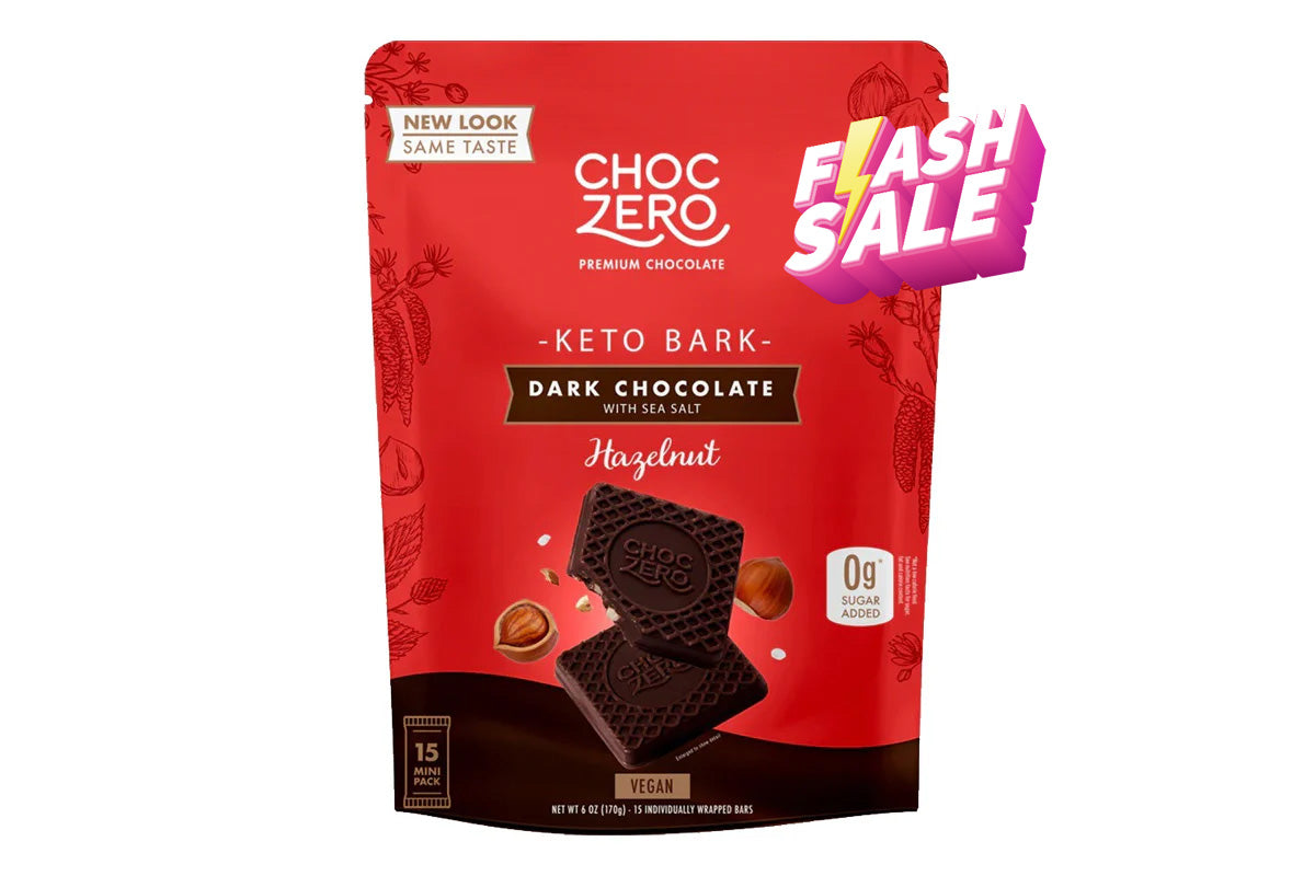 ChocZero Keto Bark 無糖黑朱古力塊 (榕子海鹽) 170g