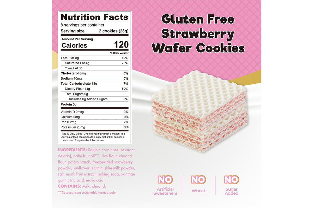 *Choczero Wafers 無麩質夾心威化餅(士多啤梨味) 224g