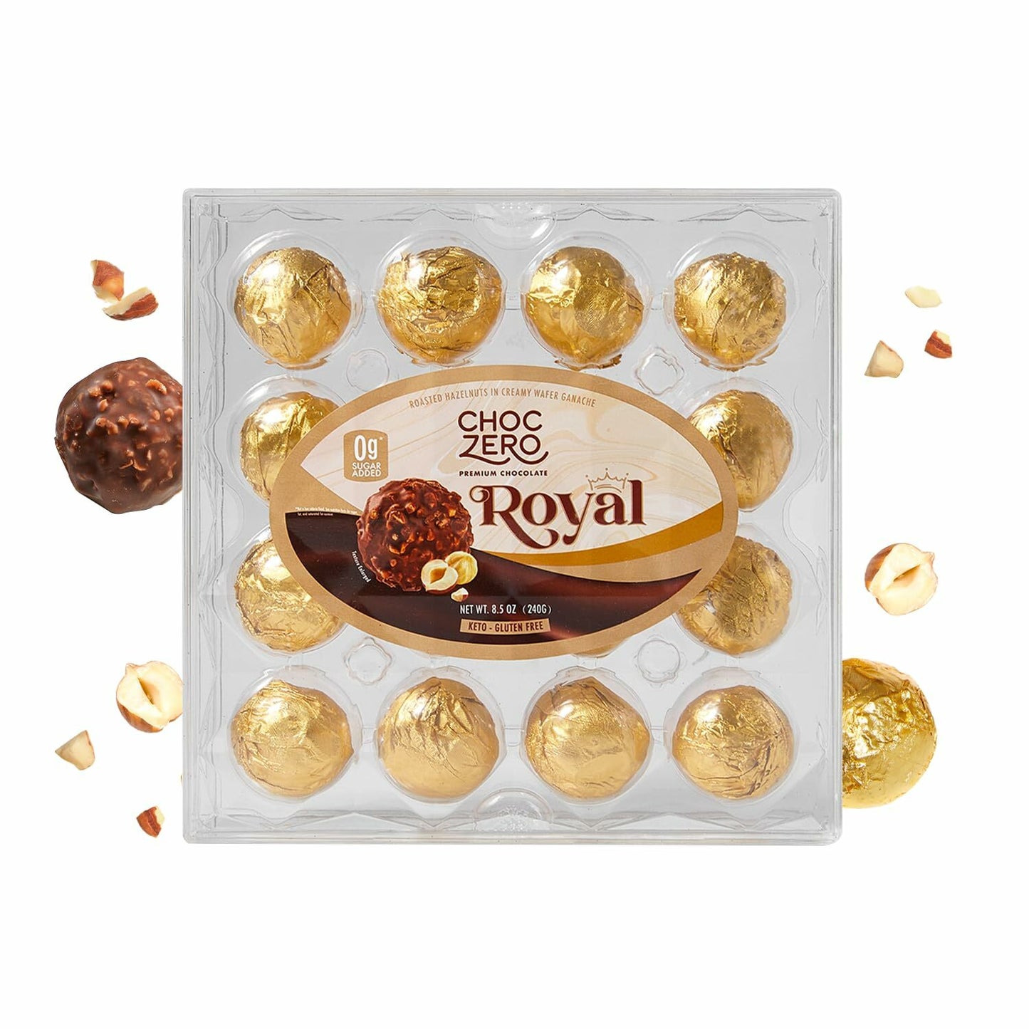 ChocZero Royal Truffle 低碳榛子夾心朱古力球