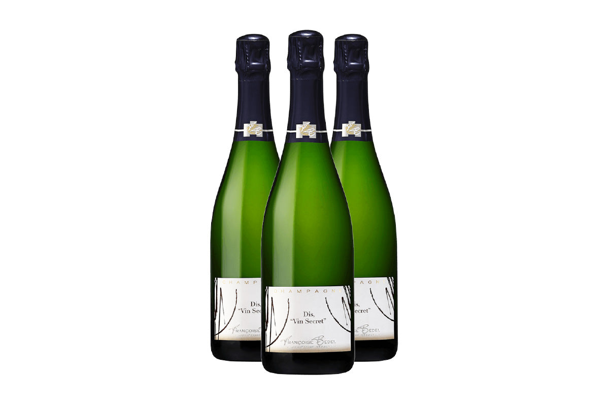 Francoise Bedel Dis Vin Secret Extra Brut - Pack of 3