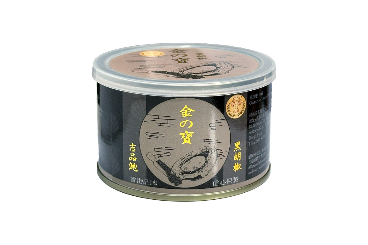 金之寶 吉品鮑(黑胡椒汁)(細罐) (40g/4pcs)