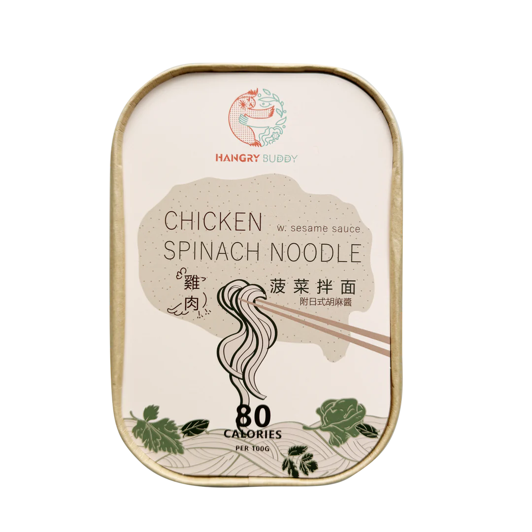 HANGRY BUDDY 雞肉菠菜拌麵附日式胡麻醬 215g