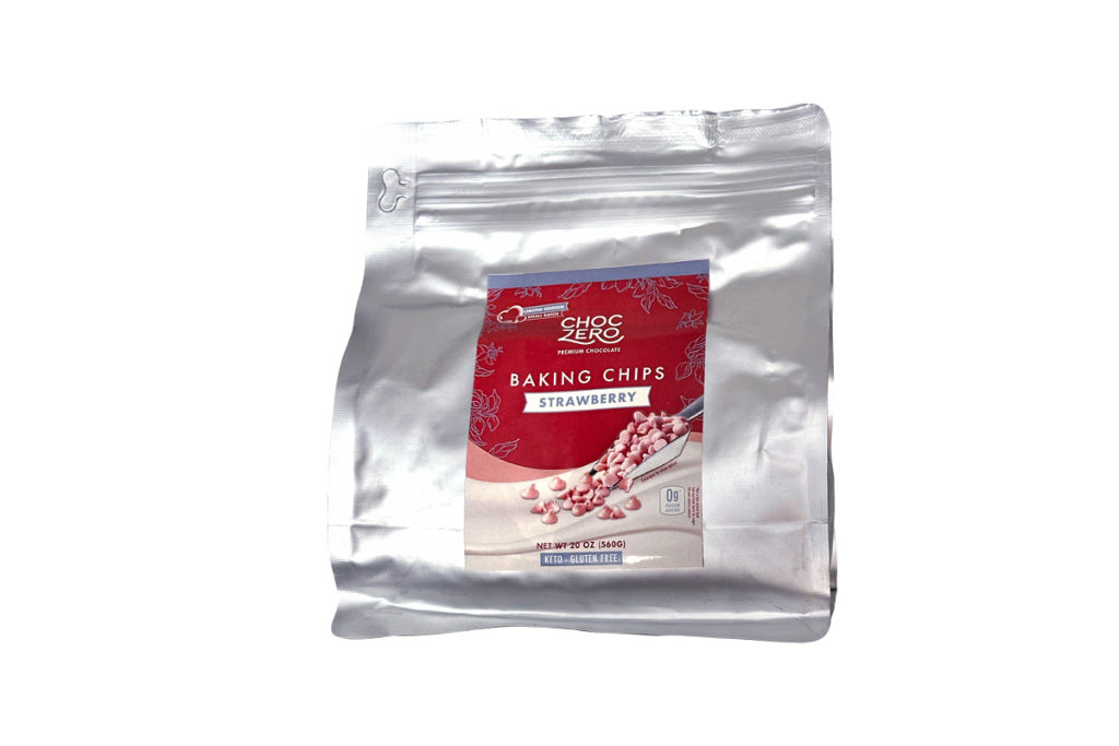 ChocZero 烘焙朱古力粒(士多啤梨朱古力) 560g