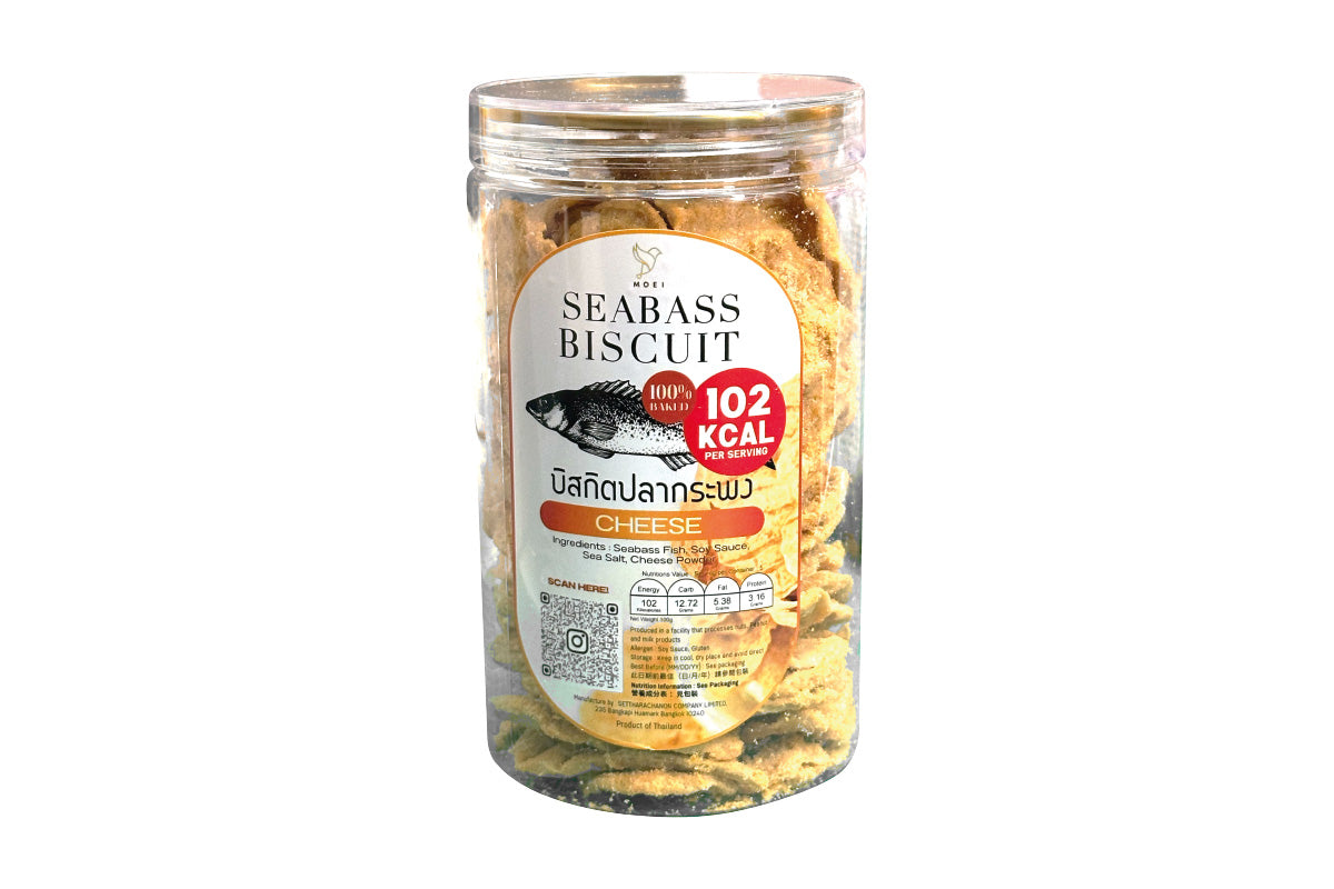 *本月優惠 任選3件 $180* MOEI 鱸魚脆片(芝士味) 100g