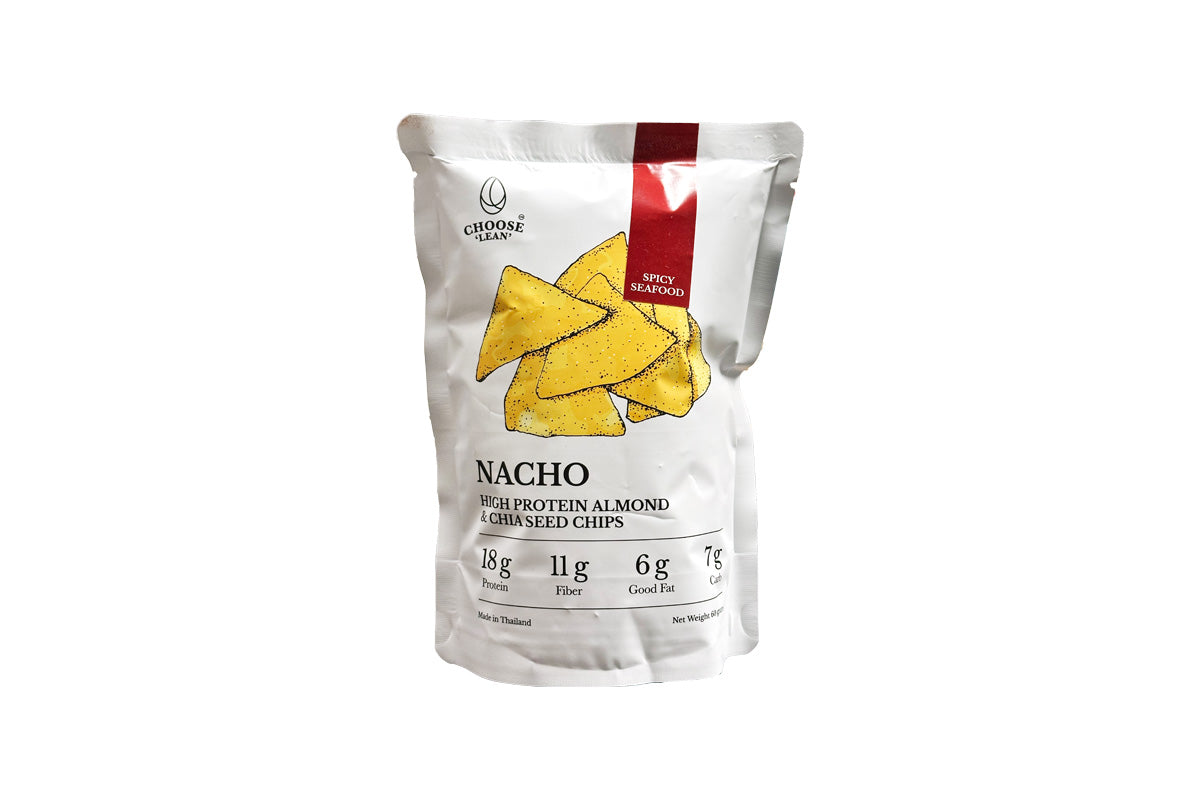 Choose Lean Nacho 高蛋白杏仁奇亞籽脆片(香辣海鮮味)
