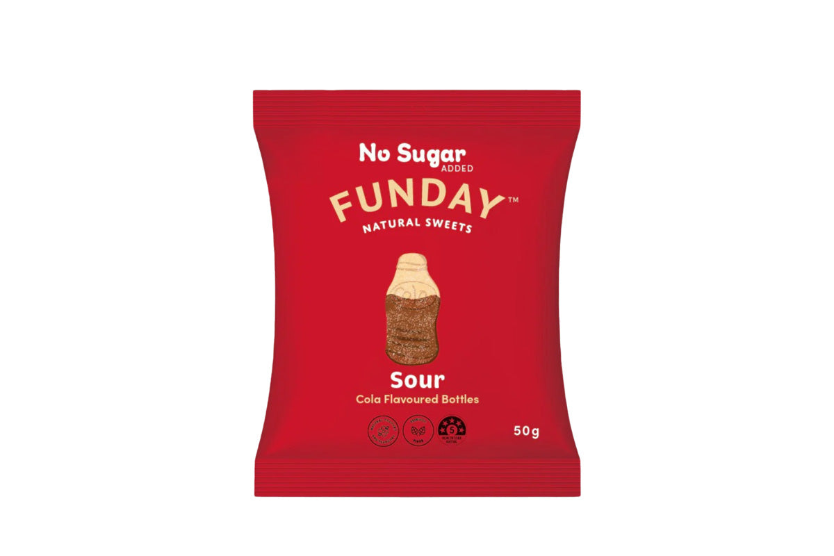 *本月優惠 任選2件 $60* FUNDAY 無添加糖酸可樂糖 50g