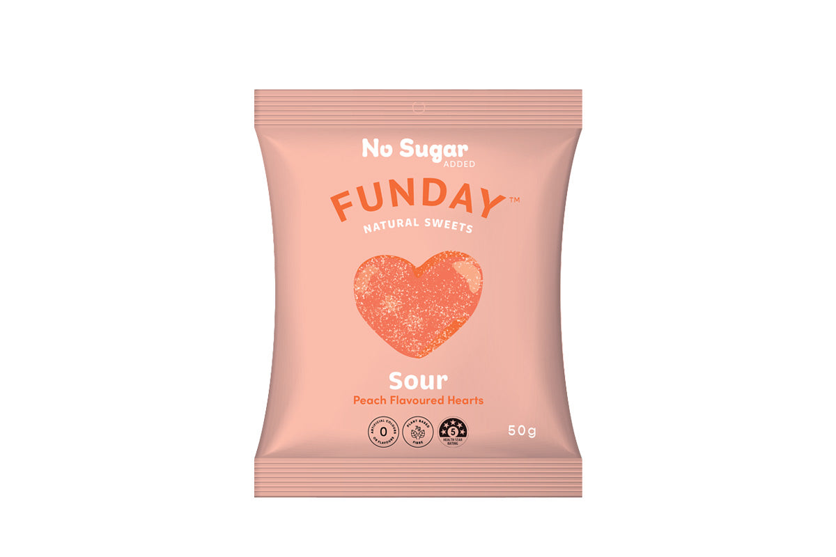 *本月優惠 任選2件 $60* FUNDAY 無添加糖酸水蜜桃糖