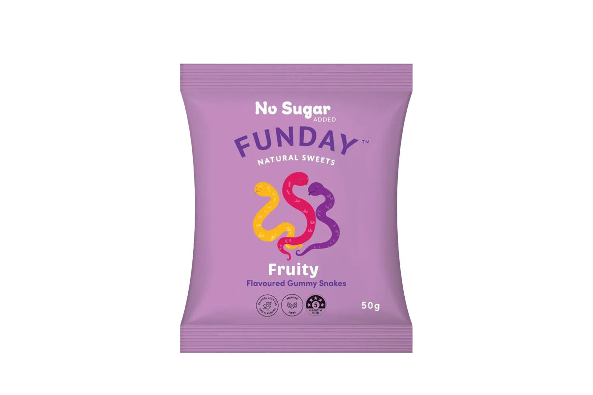 FUNDAY 無添加糖水果味蛇仔糖