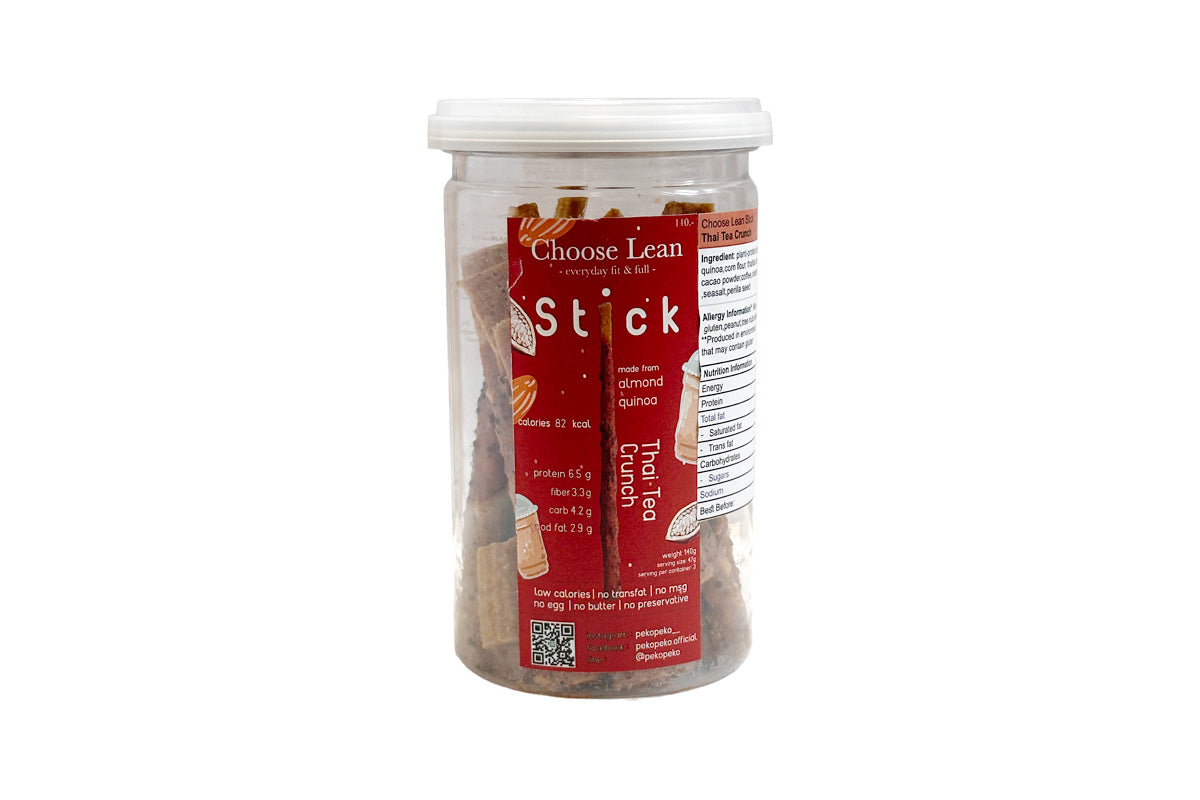 *本月優惠 任選2件 $98* Choose Lean 低碳高蛋白脆條 泰茶朱古力味 140g