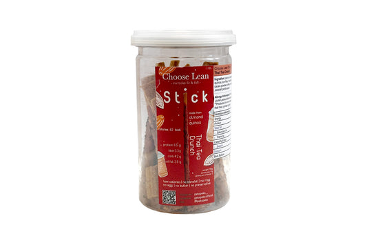 *本月優惠 任選2件 $98* Choose Lean 低碳高蛋白脆條 泰茶朱古力味 140g