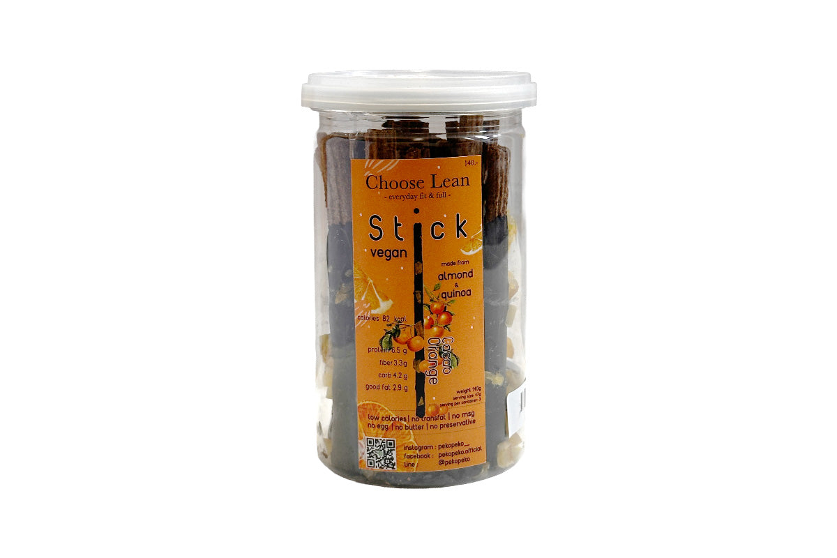 *本月優惠 任選2件 $98* Choose Lean 低碳高蛋白脆條-朱古力橙味 140g