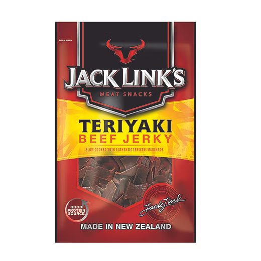 *[本月優惠]Jack Link's 45g/50g 系列 任選4件 $120* Jack Link's 紐西蘭慢煮日式照燒牛肉乾 50g