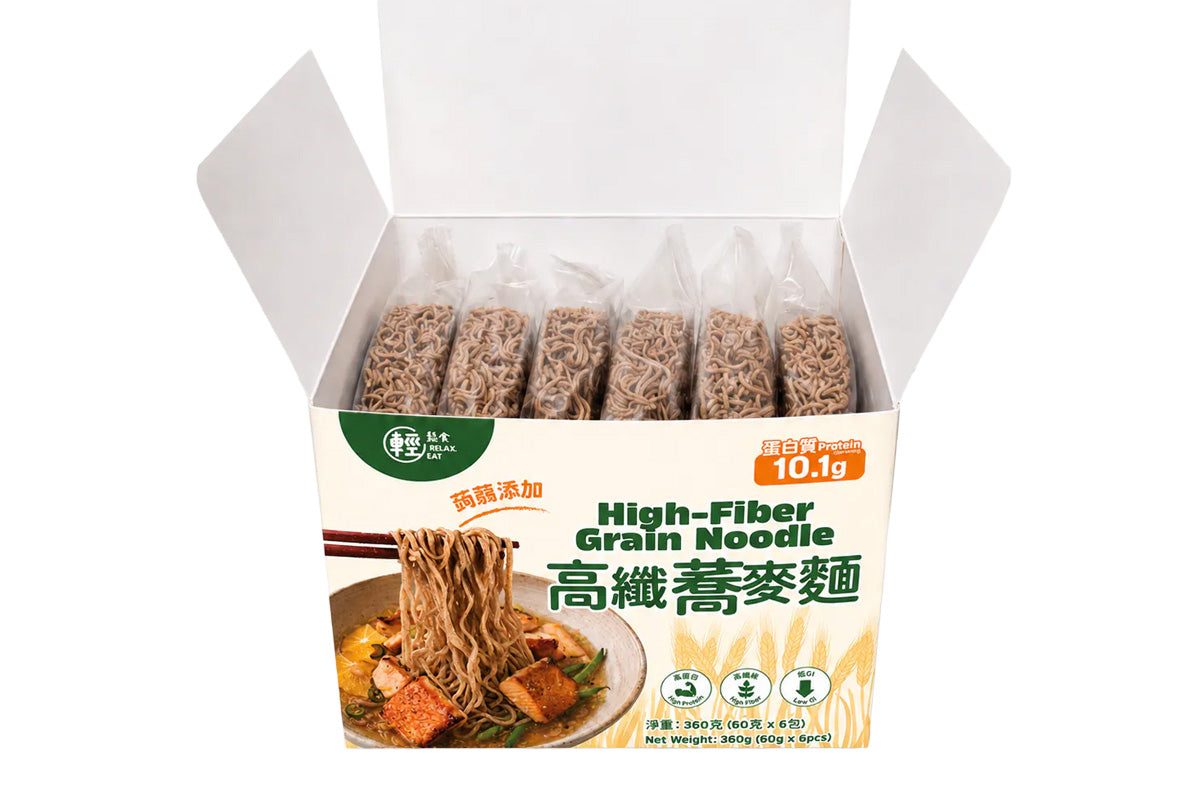 輕鬆食 低GI 高纖高蚋白賦麥麵 [1盒6件裝]