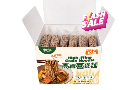 輕鬆食 低GI 高纖高蚋白賦麥麵 [1盒6件裝]