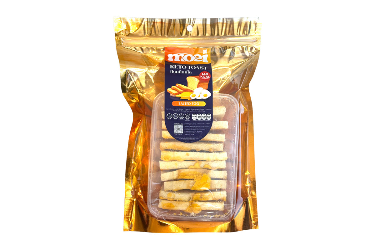 MOEI 生酮多士 (咸蛋) 100g