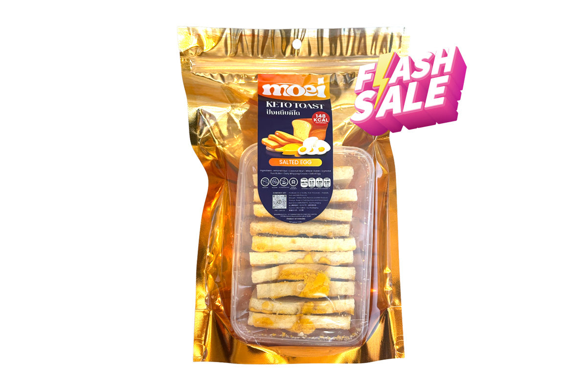 MOEI 生酮多士 (咸蛋) 100g