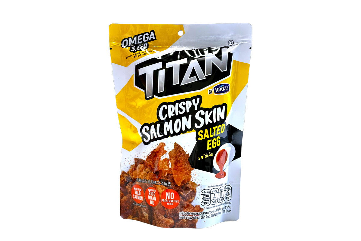 Titan 脆三文魚皮零食 - 鹹蛋味
