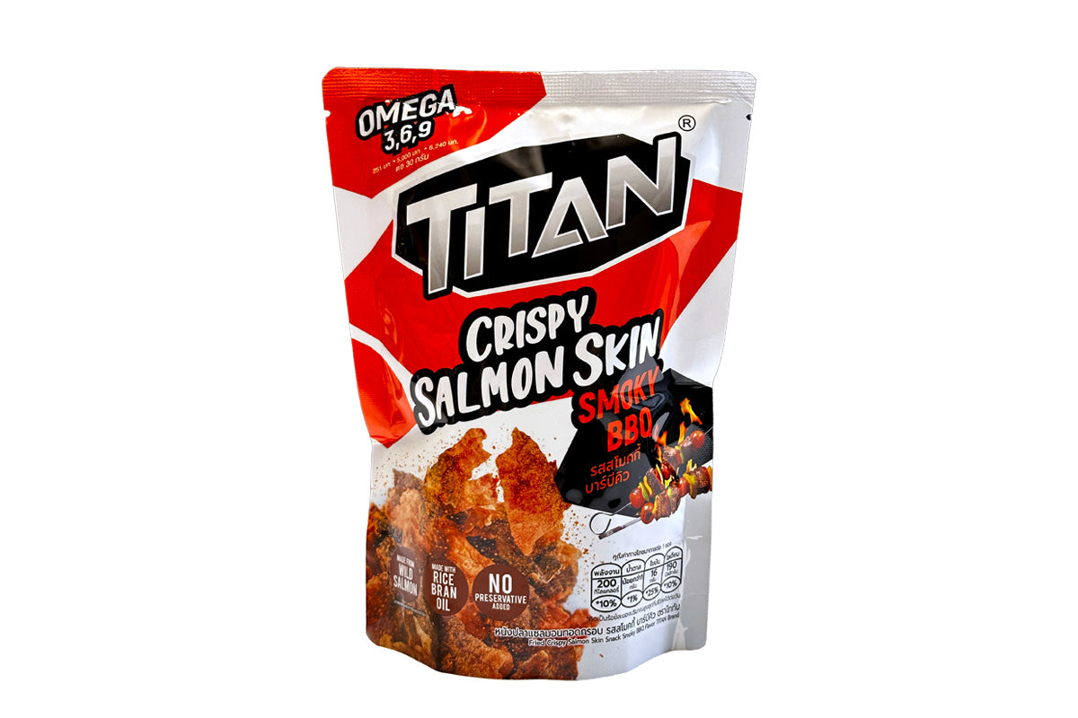 Titan 脆三文魚皮零食 - 辣鹹蛋味