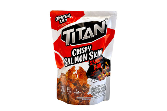 Titan 脆三文魚皮零食 - 辣鹹蛋味