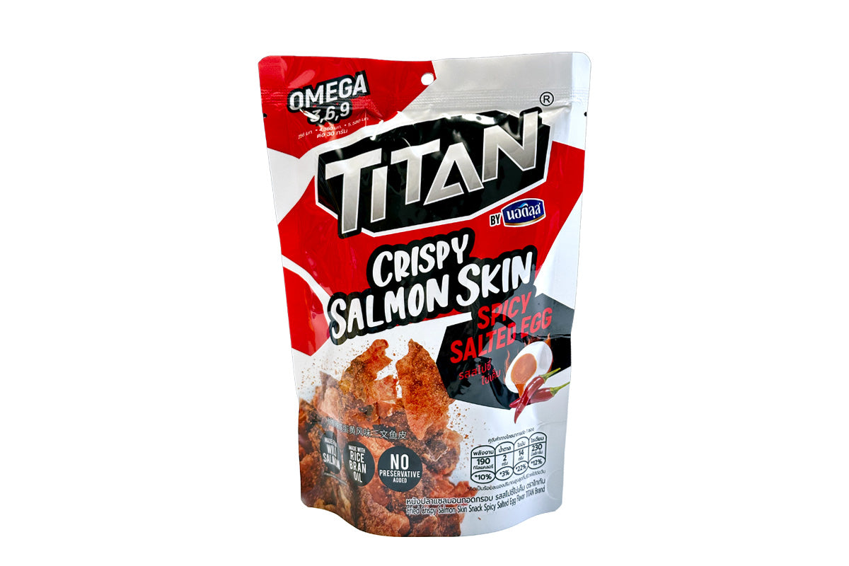 Titan 脆三文魚皮零食 - 燒烤味