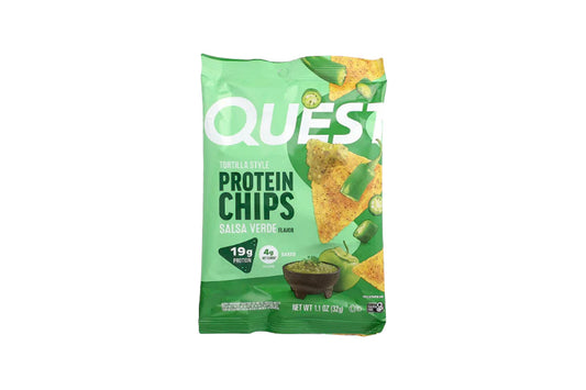 QUEST 玉米餅蛋白質脆片(綠莎莎醬)