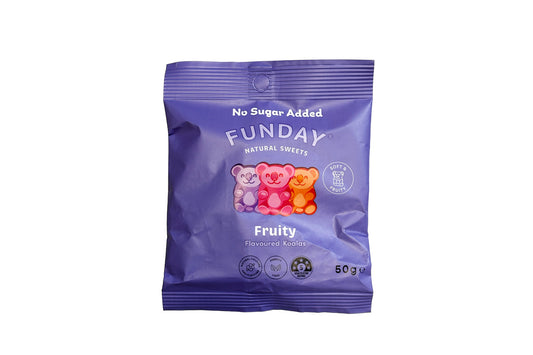 FUNDAY 無添加糖水果味樹熊糖 50g