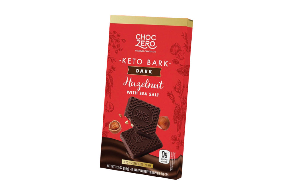 ChocZero Keto Bark 無糖黑朱古力塊(榛子)(盒裝90g)