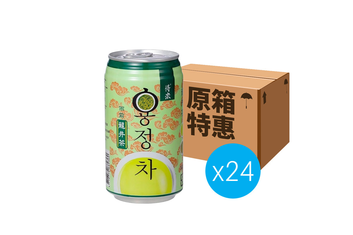 [原箱24罐]得米 雨前龍井茶 320ml x24