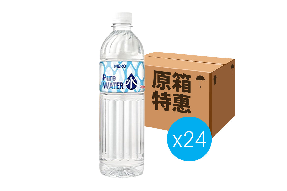 [原箱24枝]Meko 美果純水 700ml x24