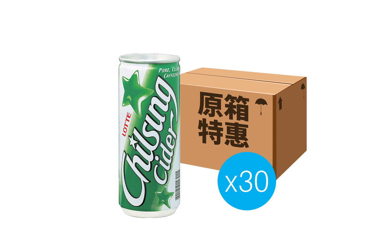 [原箱30罐]樂天 韓國檸七 250ml x30