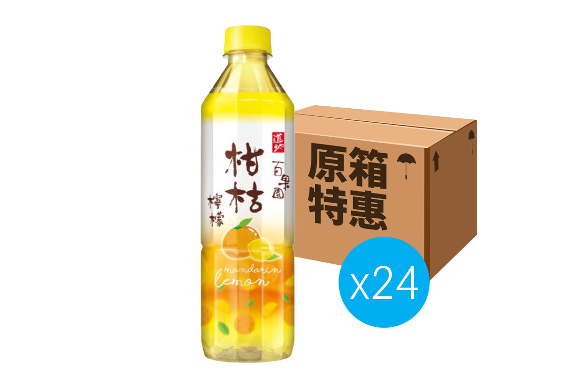 [原箱24枝]道地 柑桔檸檬 500ml x24