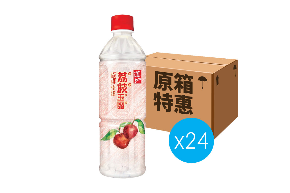 [原箱24枝]道地 荔枝玉露 500ml x24