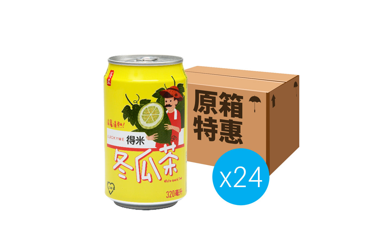 [原箱24罐]得米 冬瓜茶 320ml x24