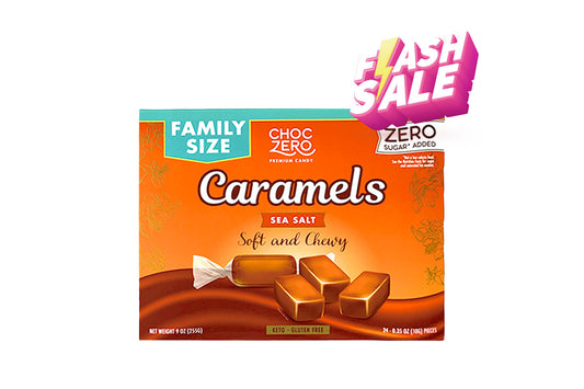 *Flash Offer⚡(now-8/2)*ChocZero 無糖海鹽焦糖軟糖(盒裝) 255g