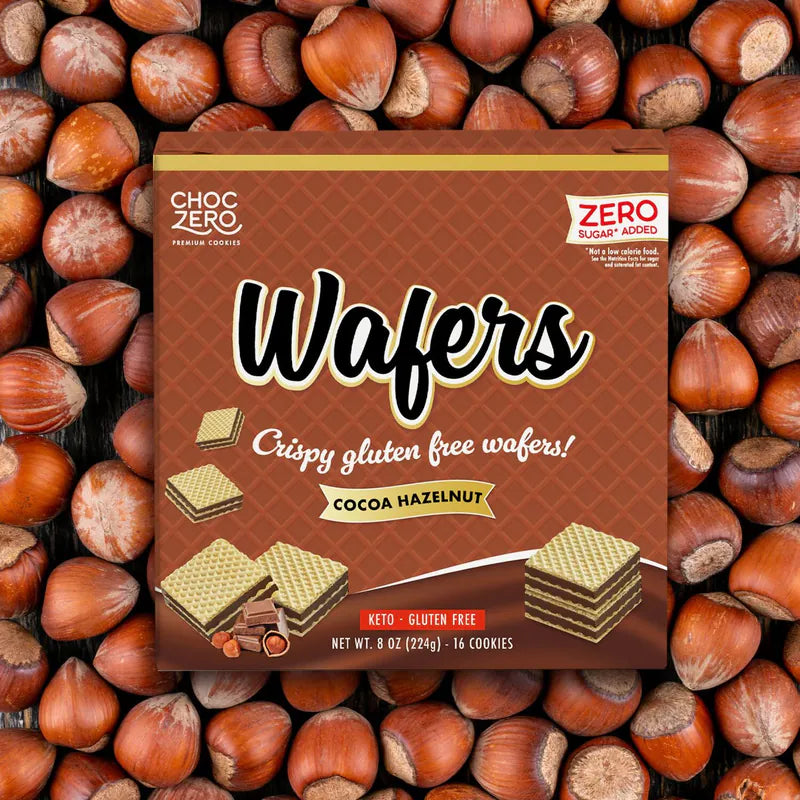 Choczero Wafers 無麩質夾心威化餅(榛子味) 224g