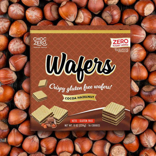 Choczero Wafers 無麩質夾心威化餅(榛子味) 224g