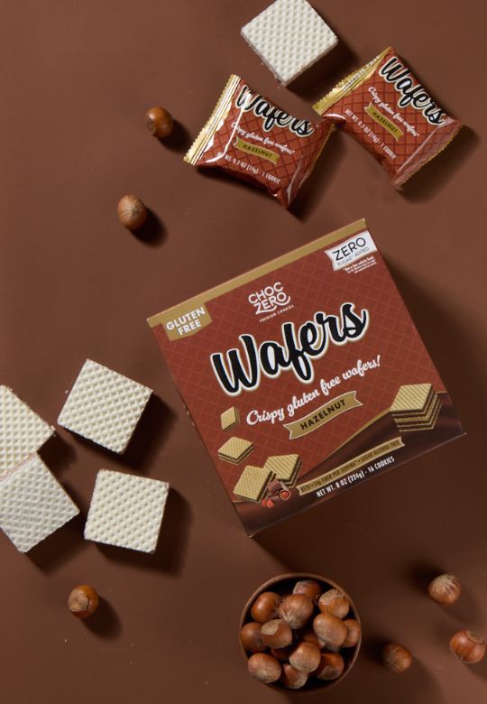 Choczero Wafers 無麩質夾心威化餅(榛子味) 224g