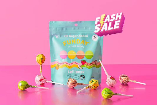 *Flash Offer⚡(now-8/2)*FUNDAY 無添加糖棒棒糖(8支裝) 88g