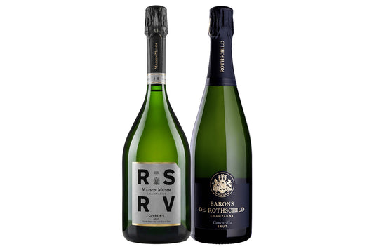 G.H. Mumm Cuvée 4.5 Brut NV & Champagne Barons de Rothschild Brut Champagne N.V. Bundle