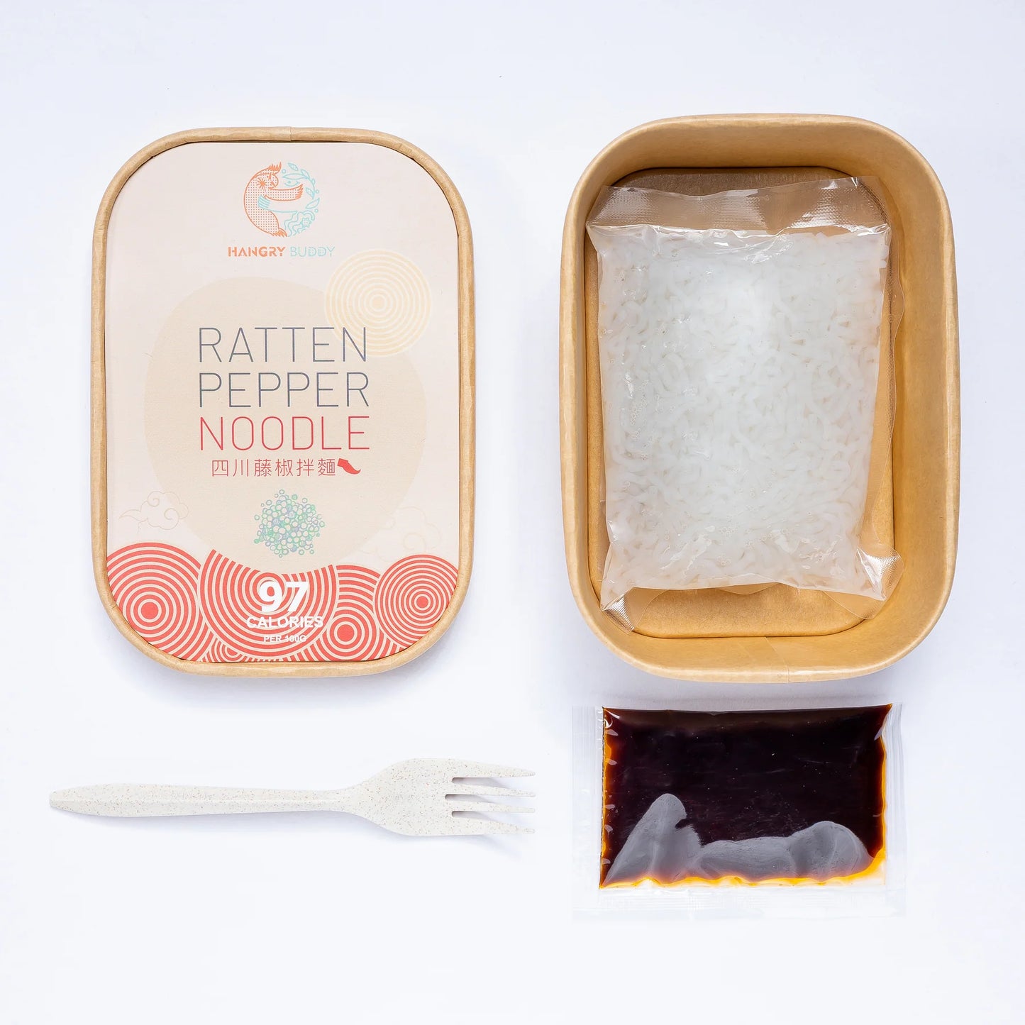 HANGRY BUDDY 四川藤椒蒟蒻拌麵 220g