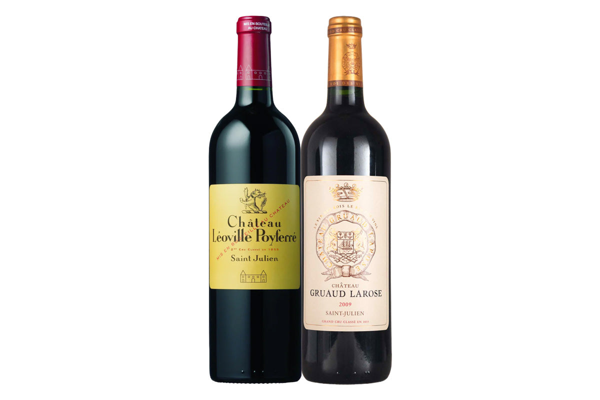 Leoville Poyferre 2003 & Gruaud Larose 2009 Bundle